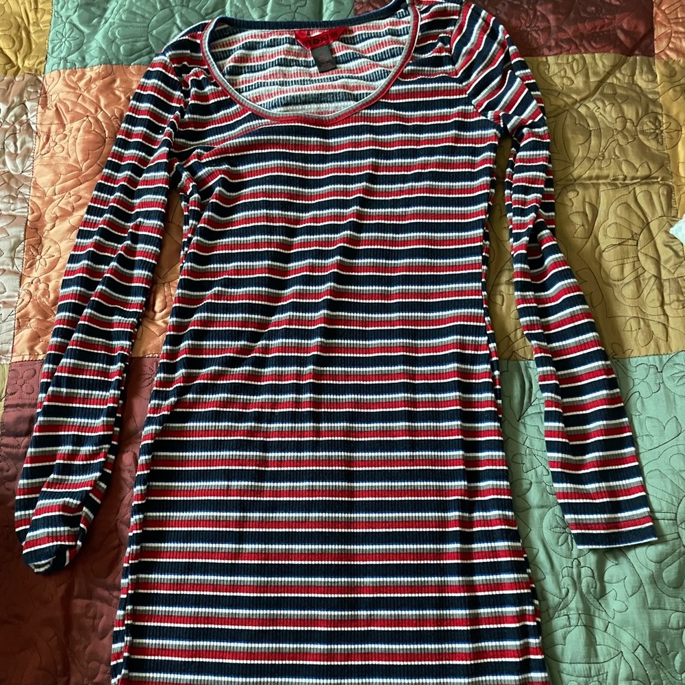 Stripped Dress MultiColor